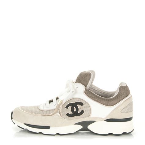 chanel trainers cc|Chanel trainers beige.